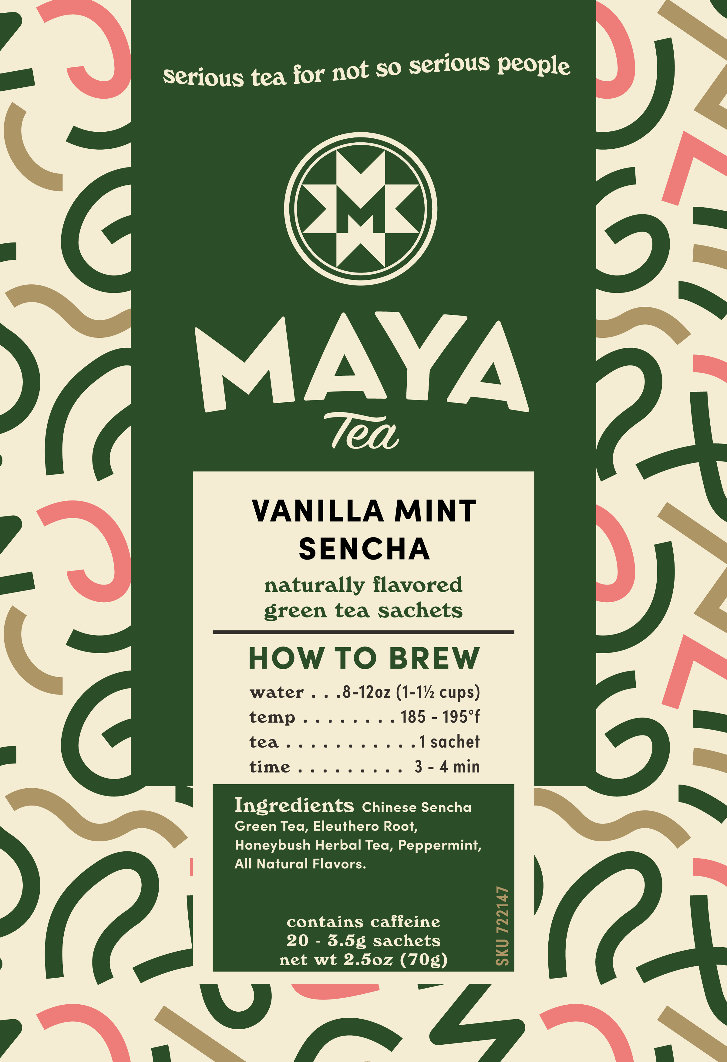 Vanilla Mint Sencha Green - Case of 6 20ct Retail Sachets