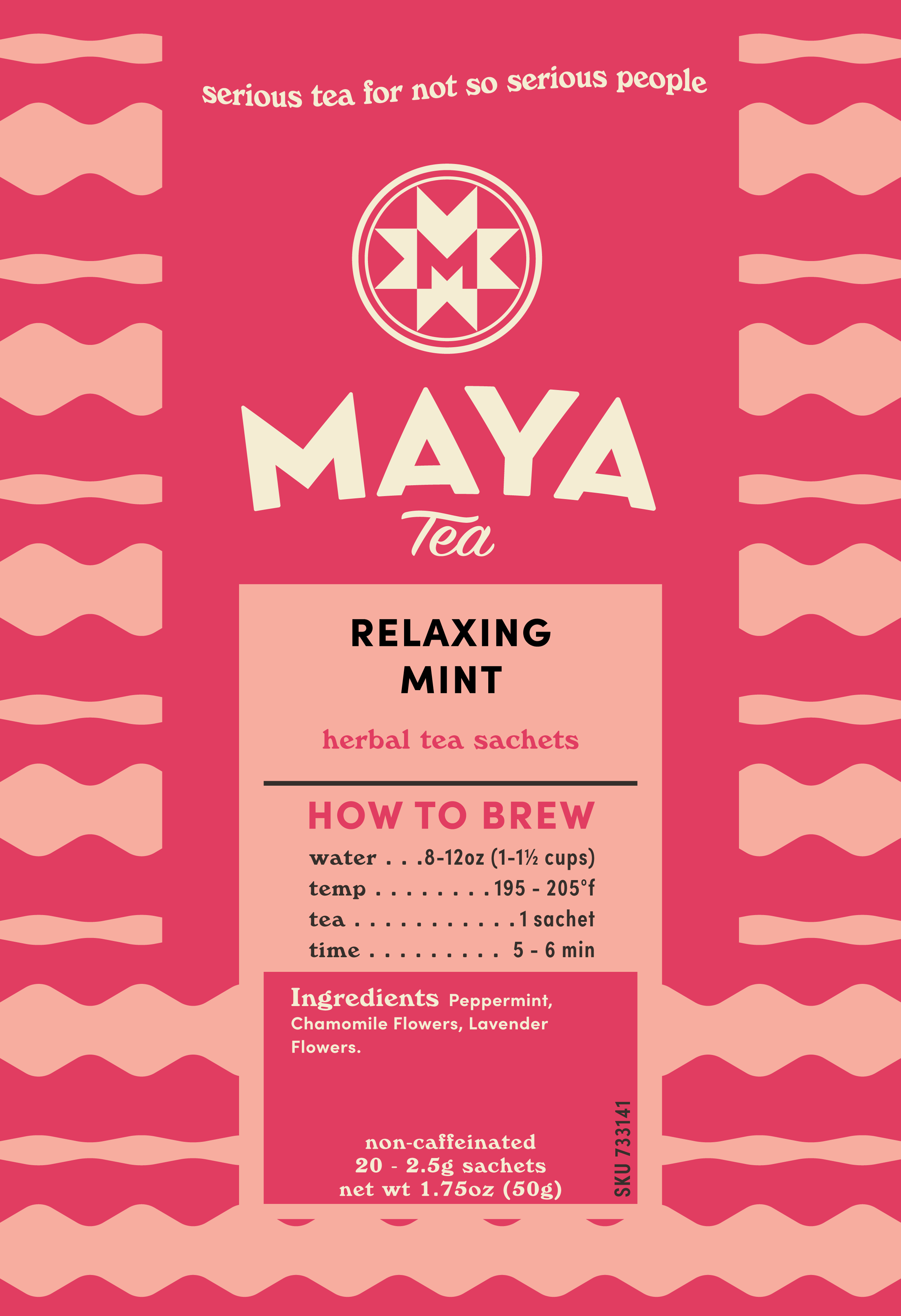 Relaxing Mint Herbal - Case of 6 20ct Retail Sachets