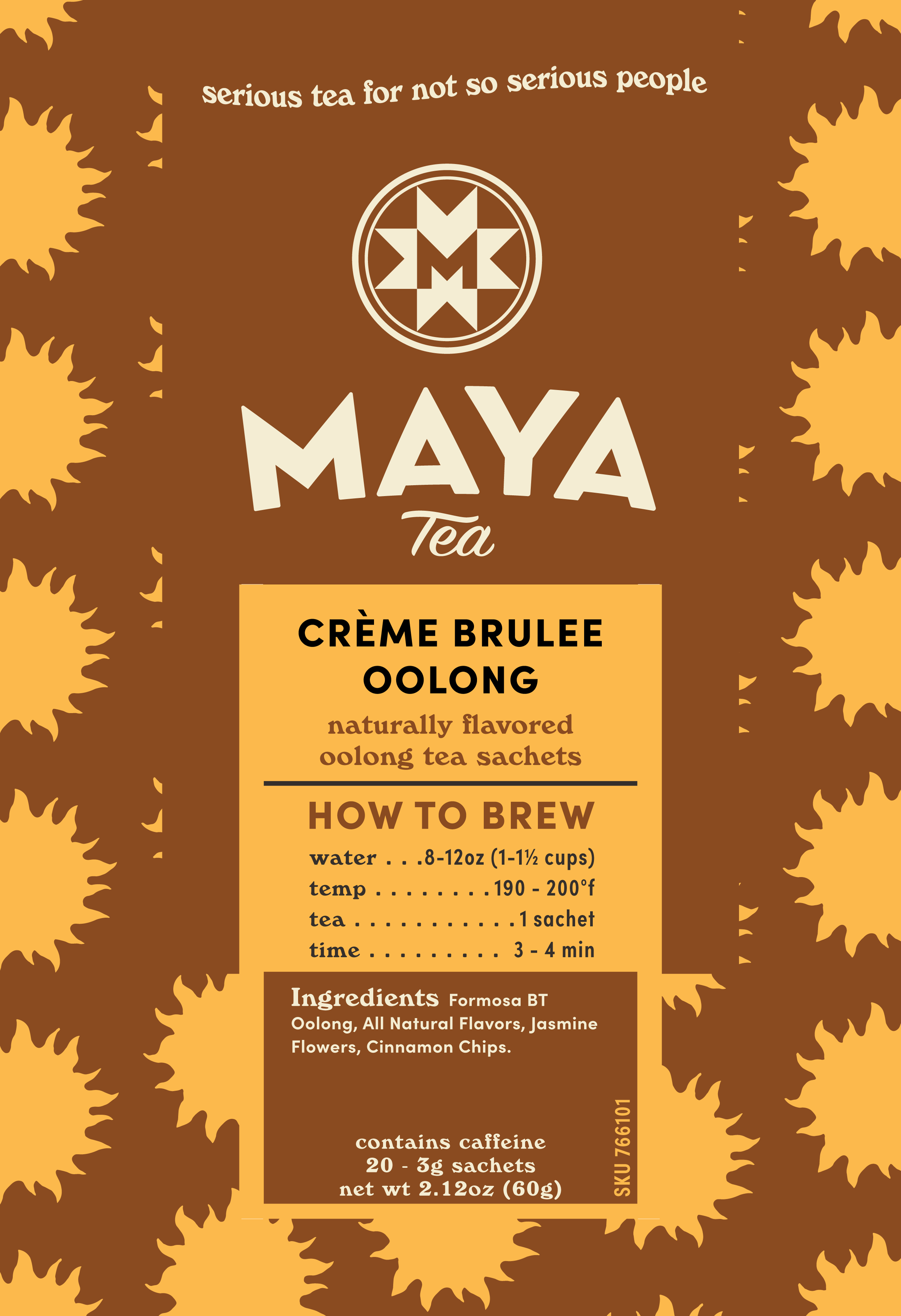 Crème Brulee Oolong - Case of 6 20ct Retail Sachets