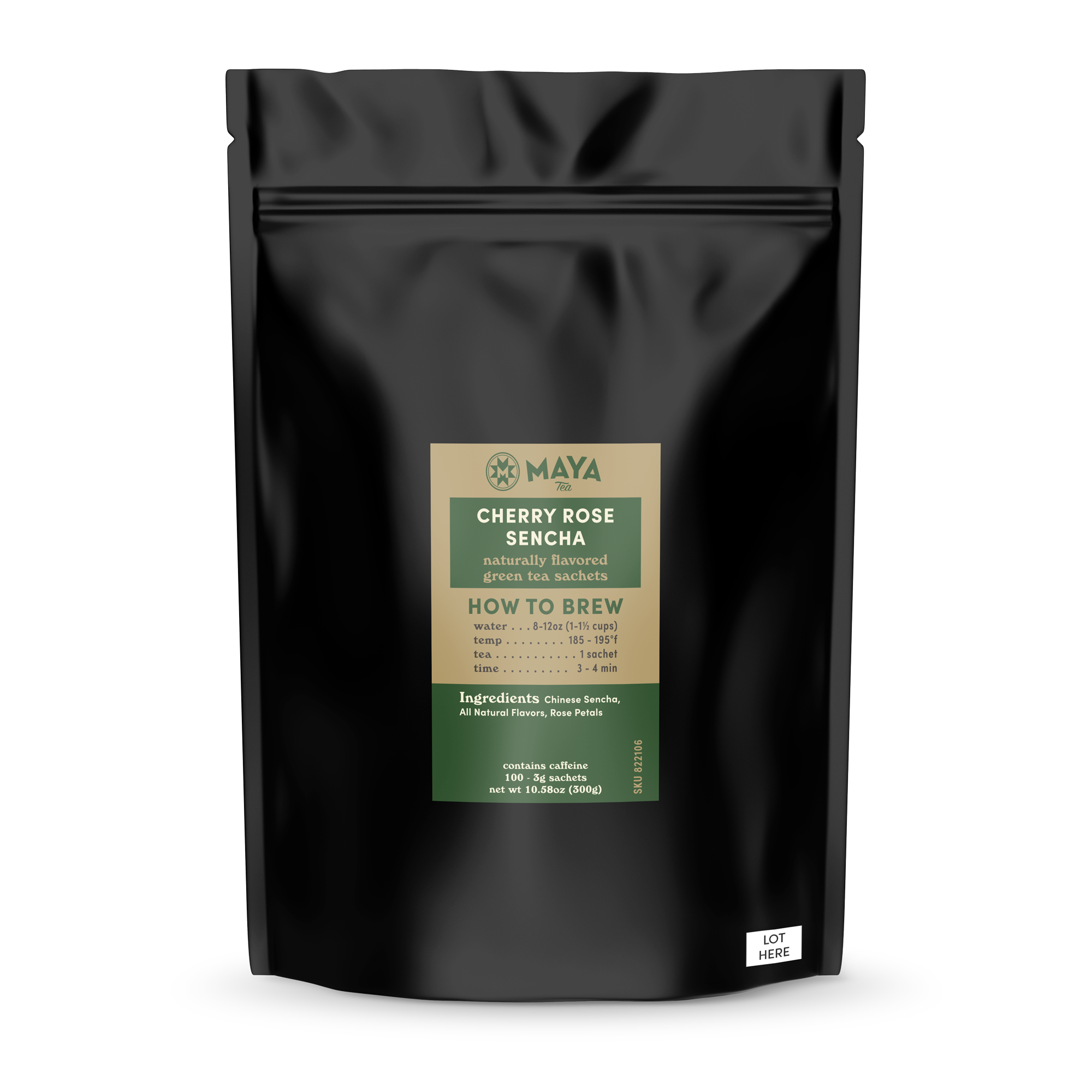 Cherry Rose Sencha - 100 Count Bulk Sachets