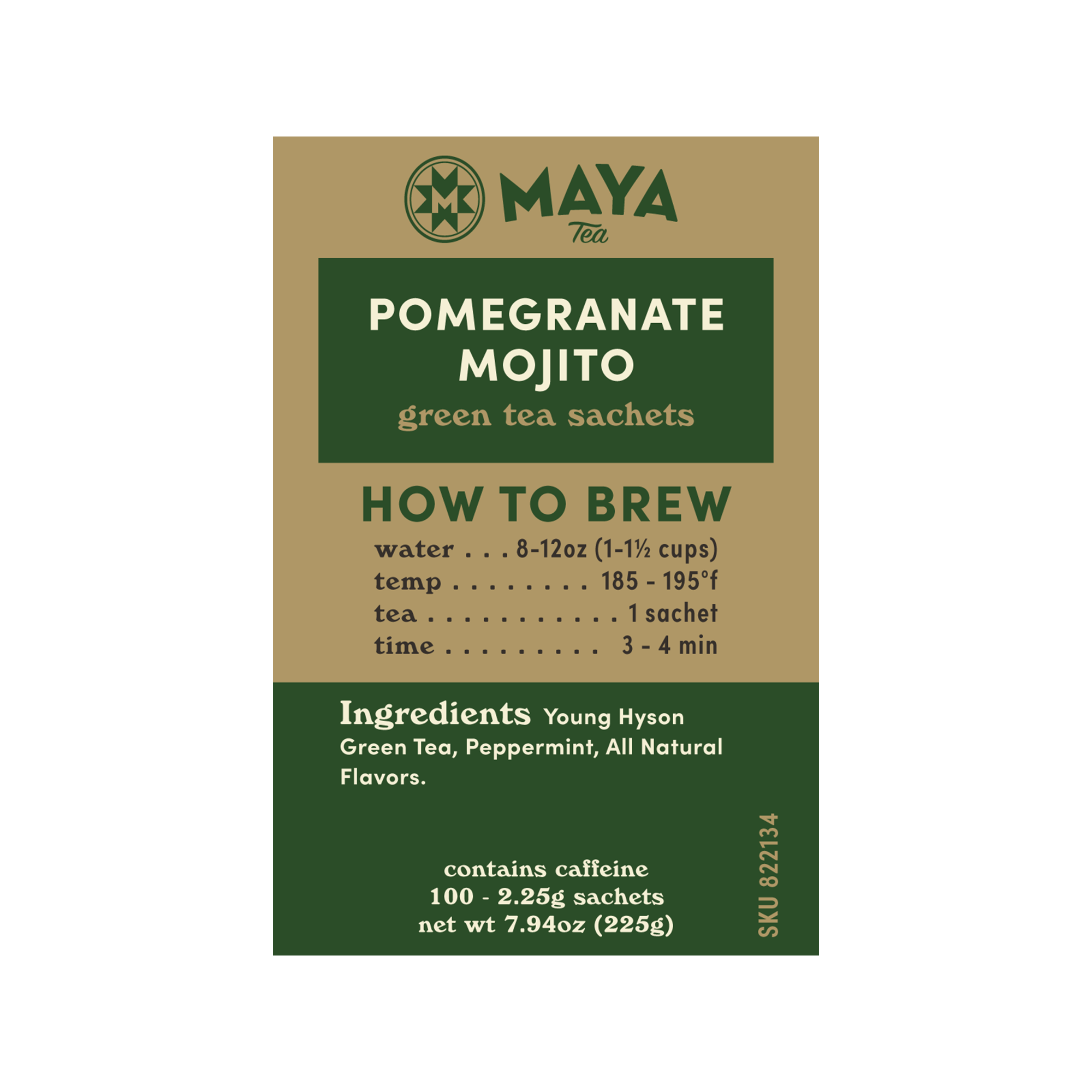 Pomegranate Mojito - 100 Count Bulk Sachets