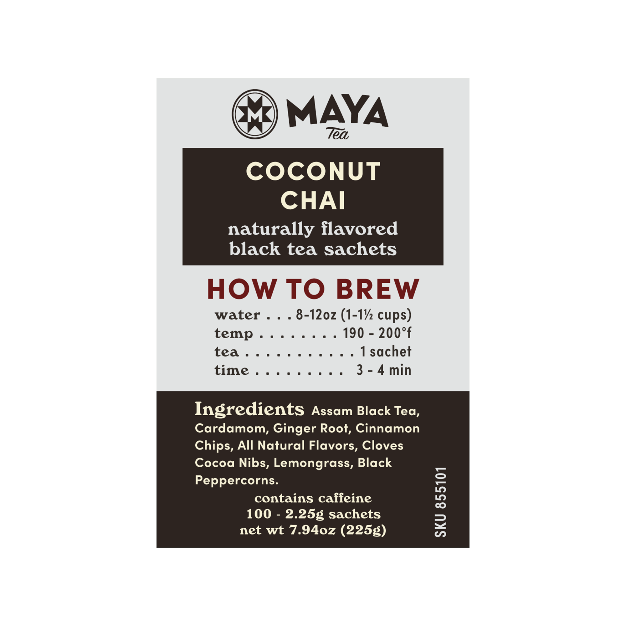 Coconut Chai - 100 Count Bulk Sachets