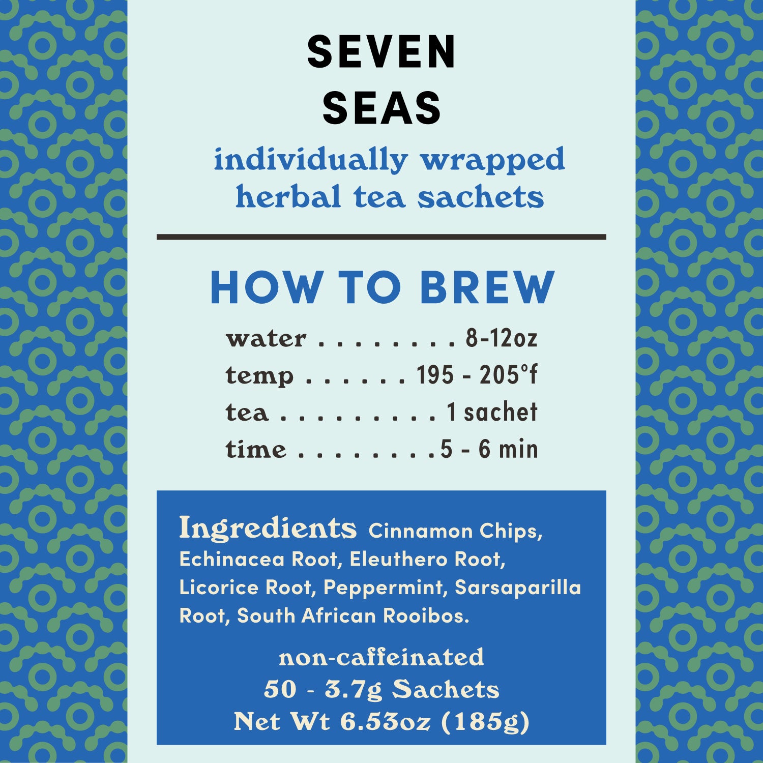Seven Seas Herbal 50ct Overwrap Sachet