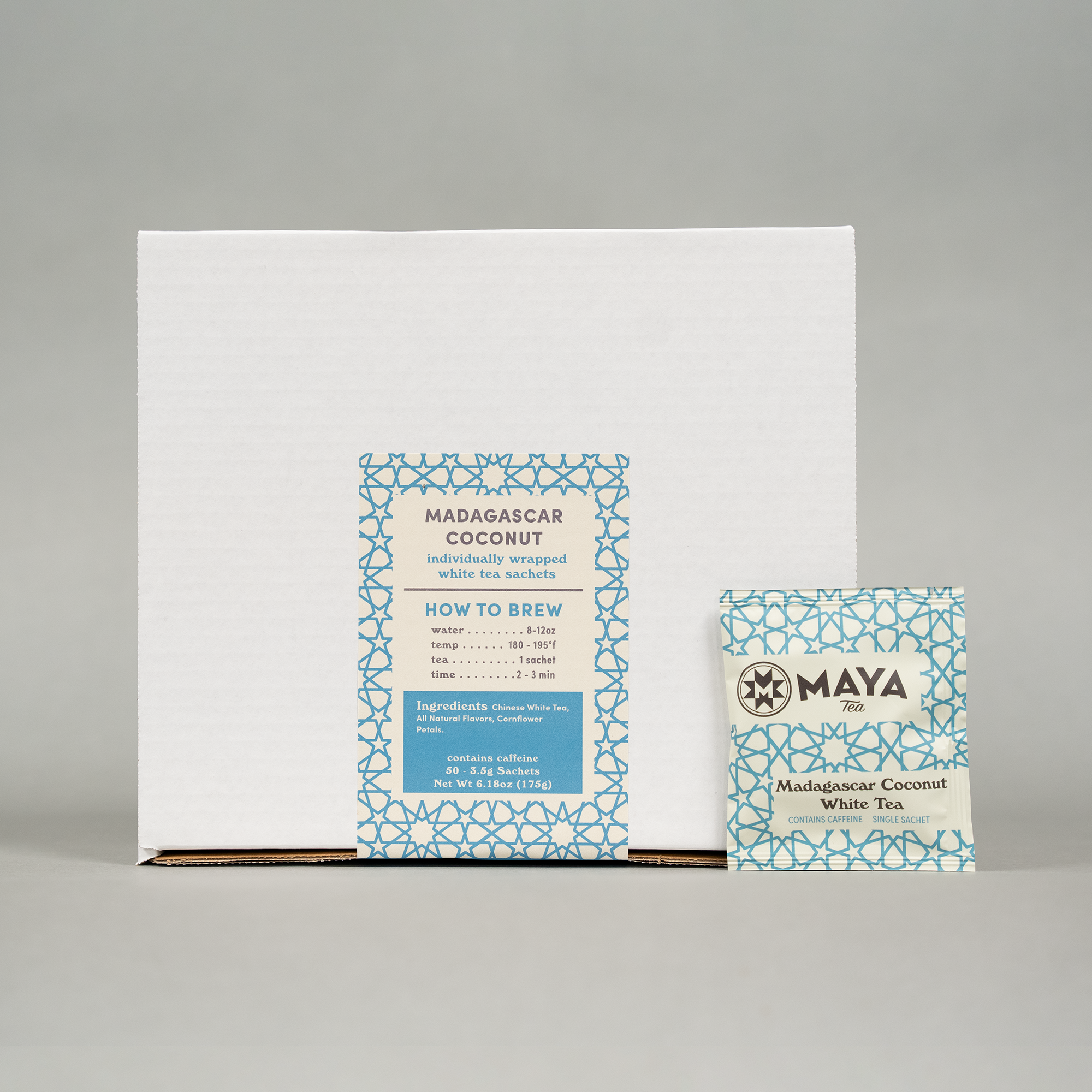Madagascar Coconut White 50ct Overwrap Sachet