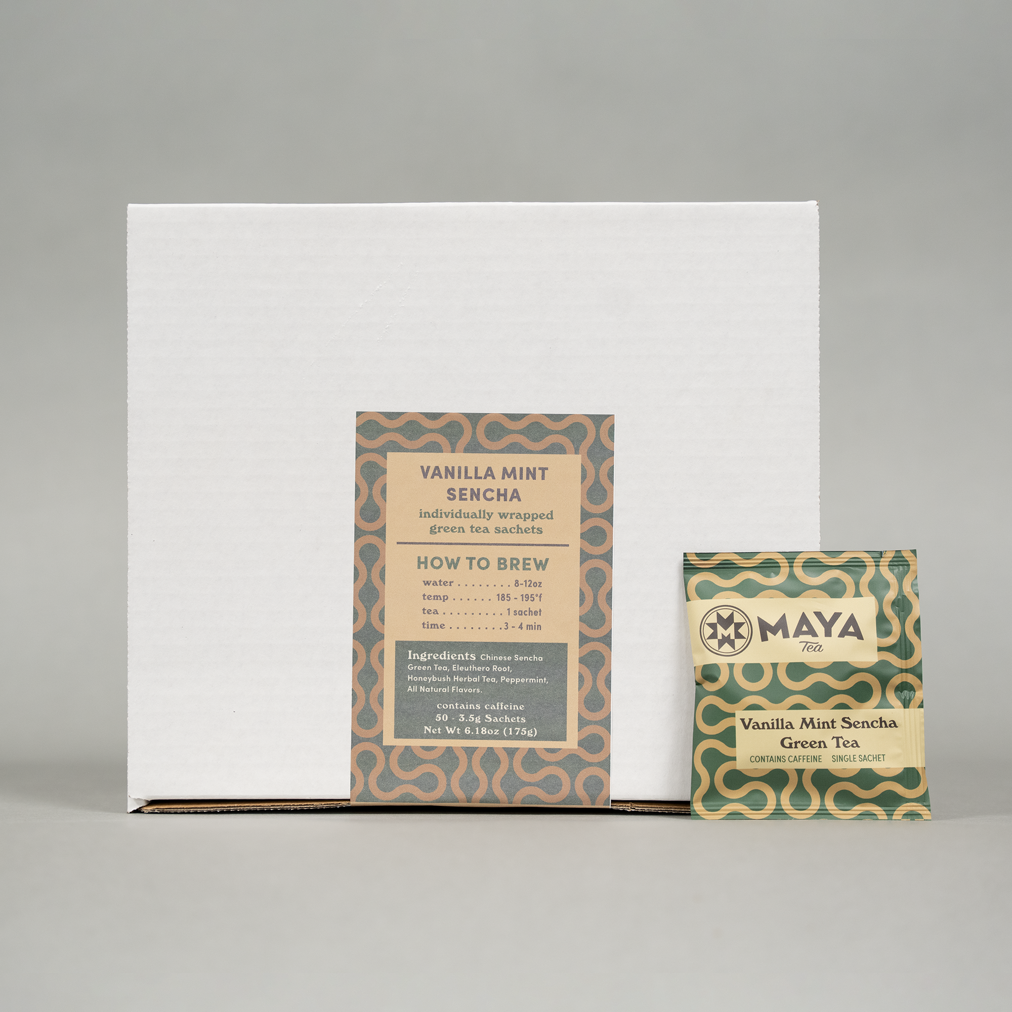 Vanilla Mint Sencha 50ct Overwrap Sachet
