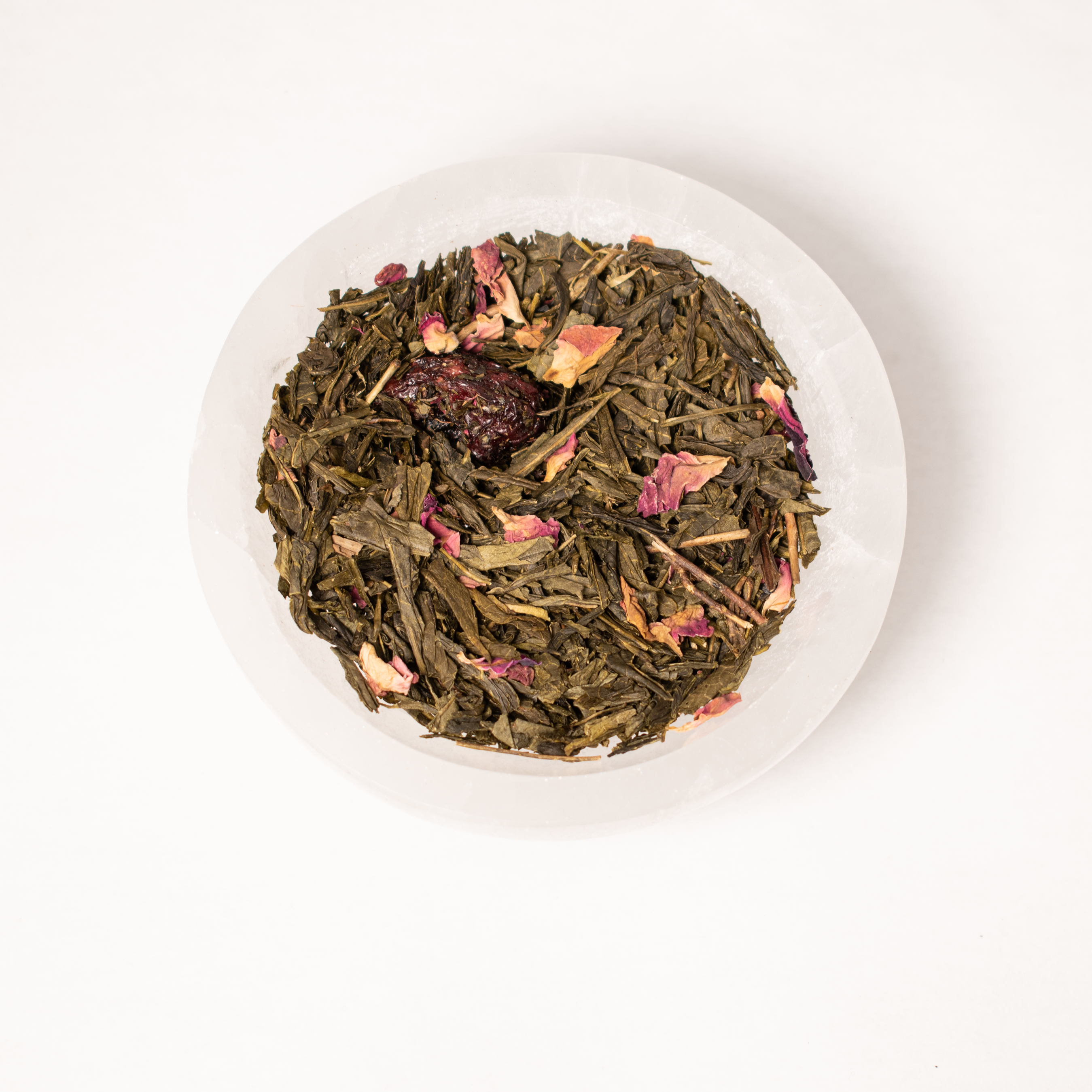 Cherry Rose Sencha Green - 1lb Bulk