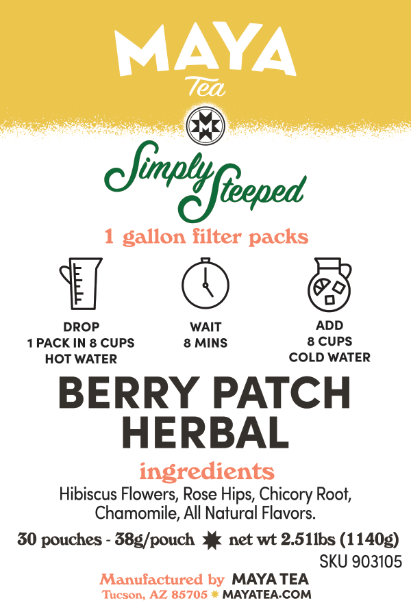 Berry Patch Herbal - 30 Count Simply Steeped Case