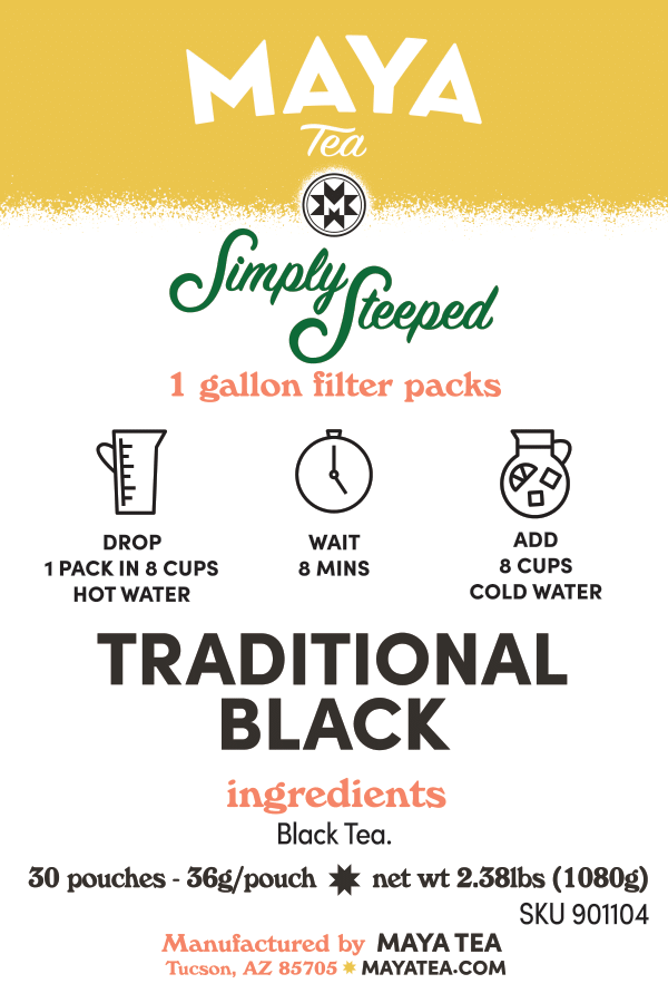 Traditional Black - 30 Count Simply Steeped Case