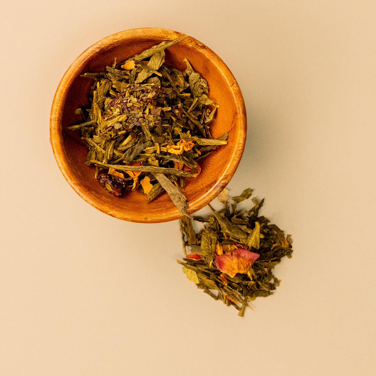 Cherry Rose Sencha Green  - 1lb Bulk