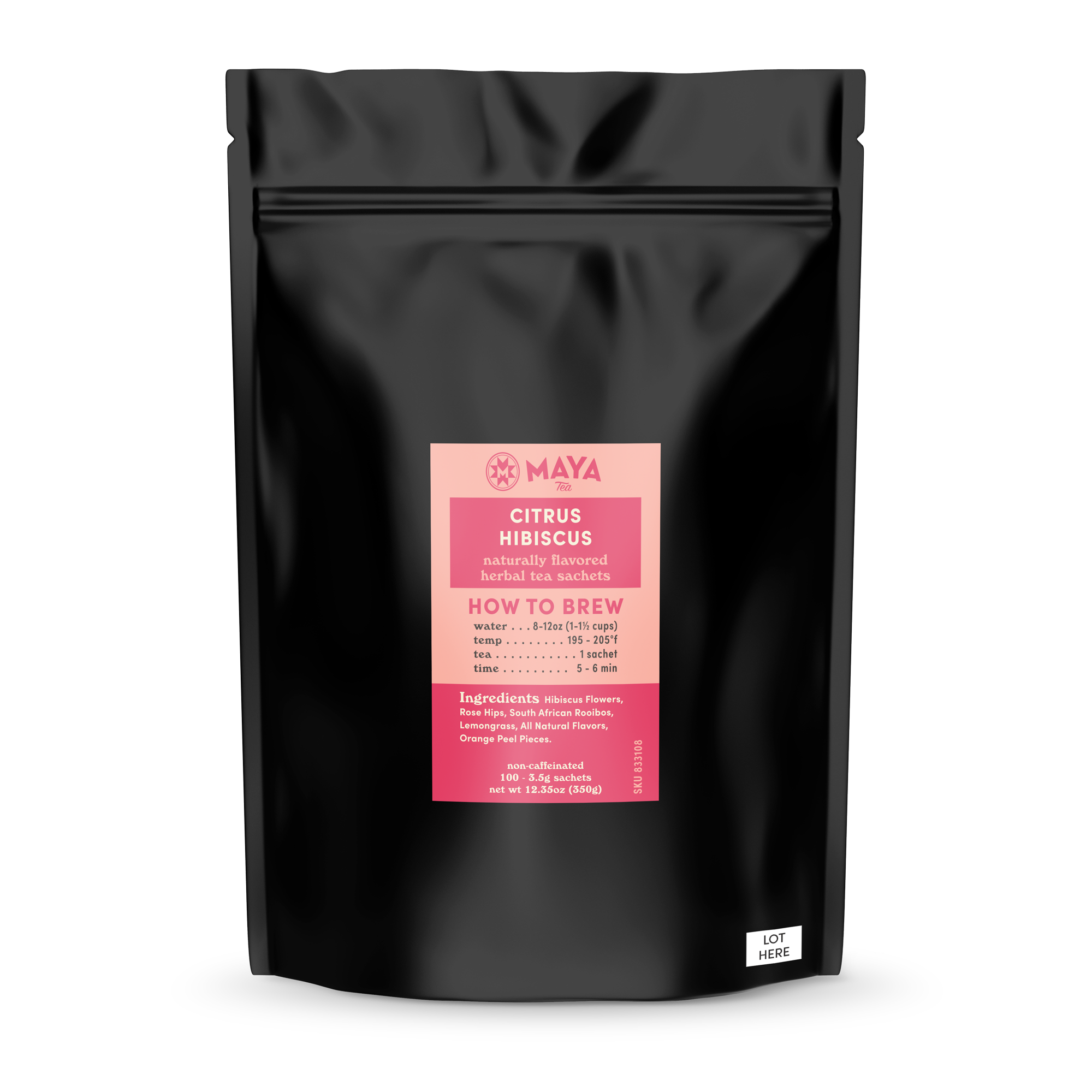 Citrus Hibiscus Herbal - 100 Count Bulk Sachets