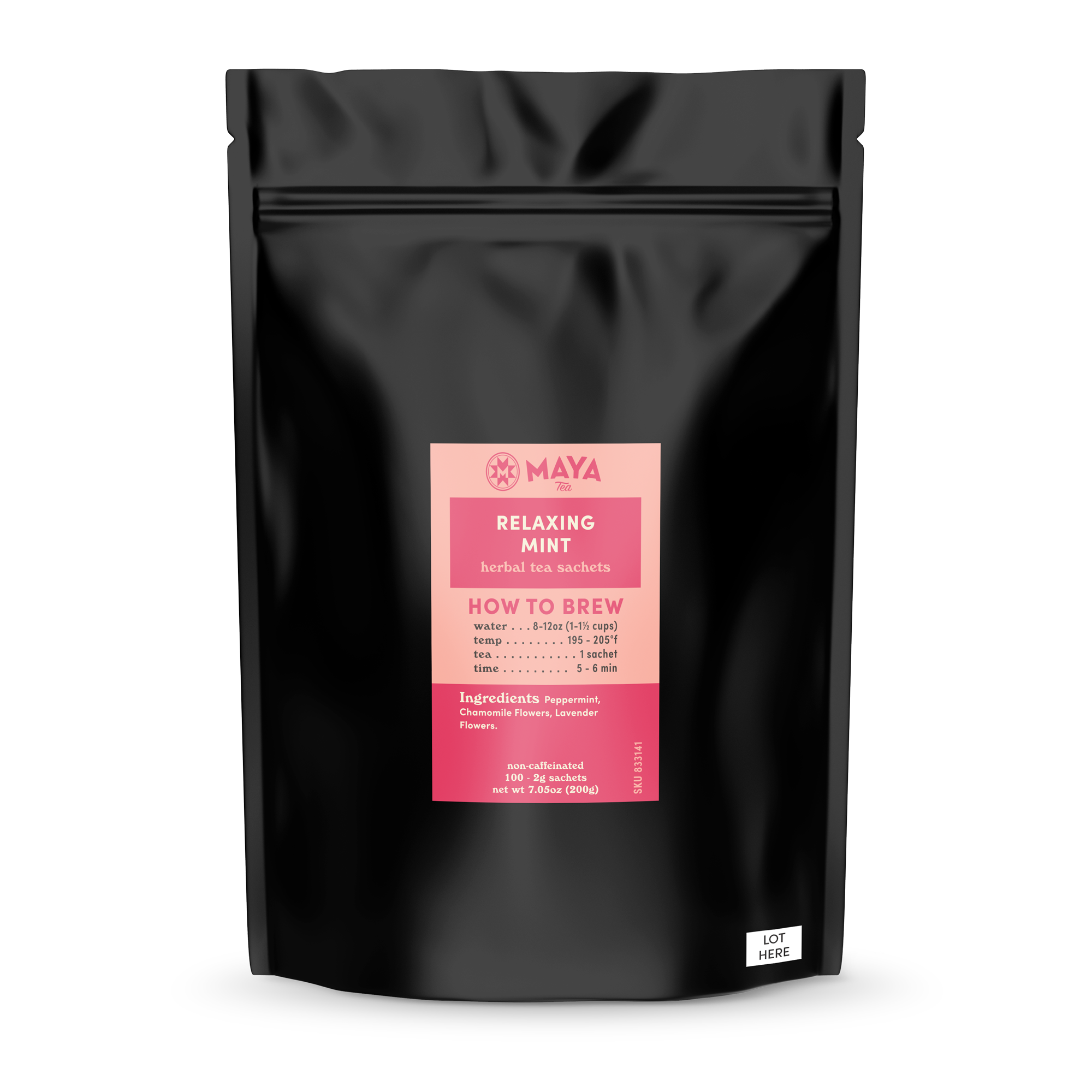 Relaxing Mint Herbal - 100 Count Bulk Sachets