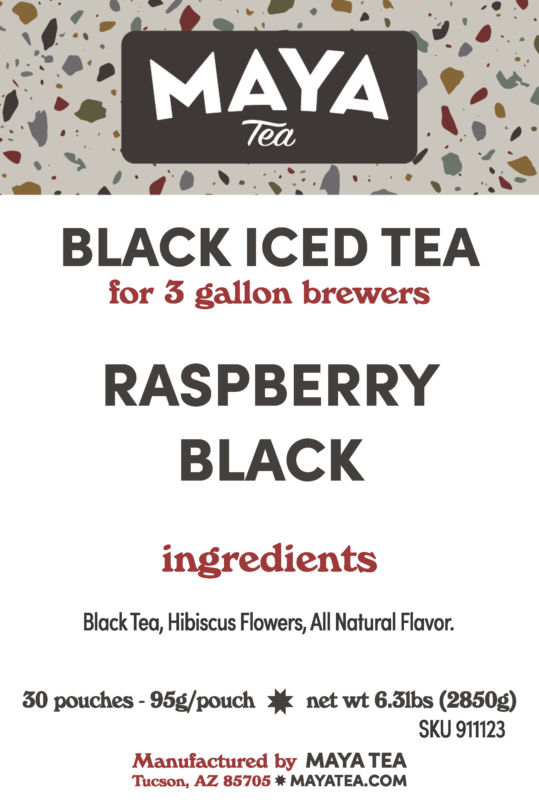 Raspberry Black - 30 Count Iced Tea Case