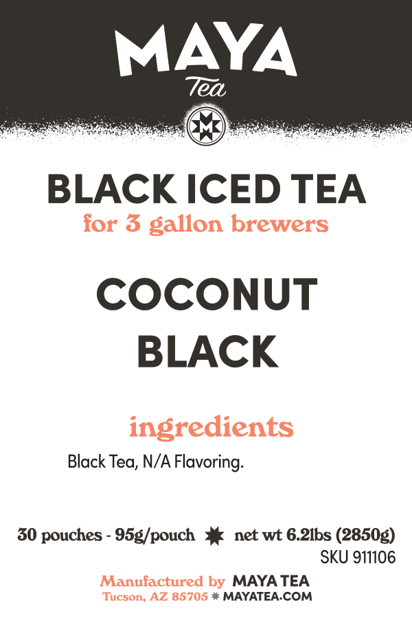 Coconut Black - 30 Count Iced Tea Case