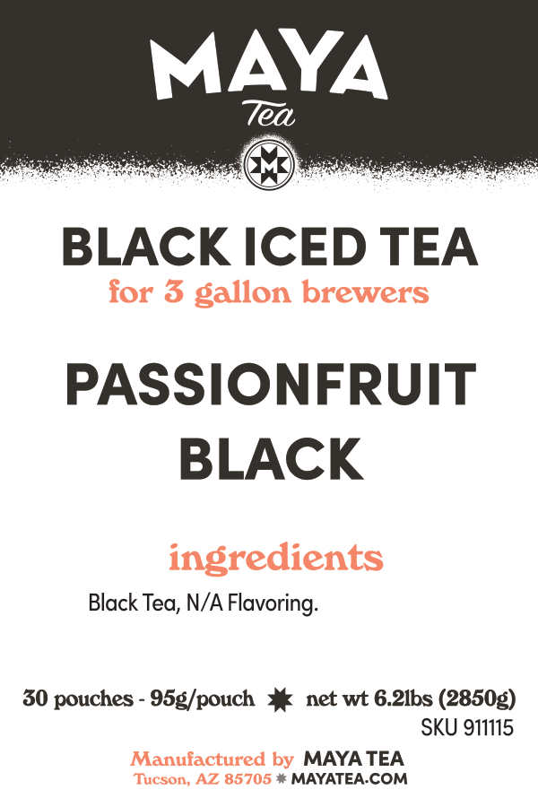 Passionfruit Black - 30 Count Iced Tea Case