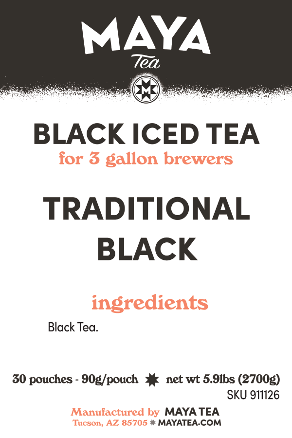 Traditional Black - 30 Count Iced Tea Case