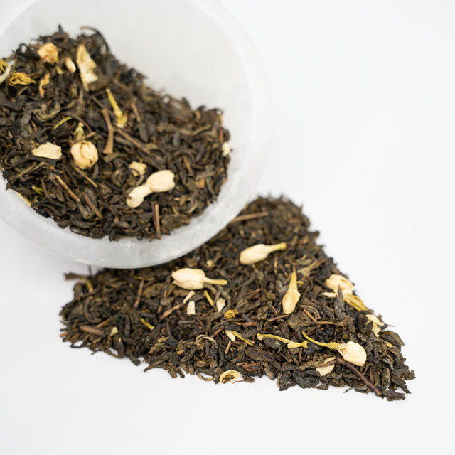 Blackberry Jasmine Green  - 1lb Bulk
