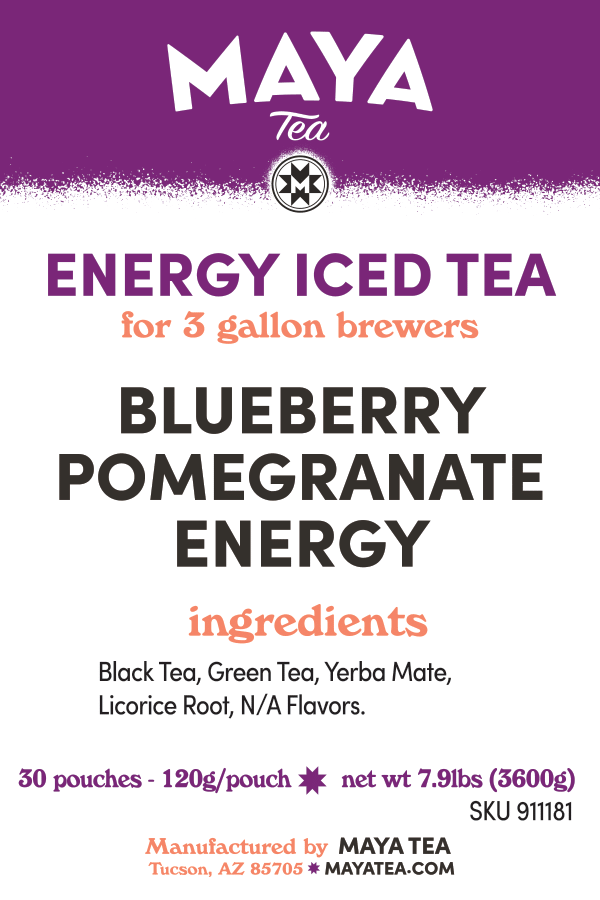Blueberry Pomegranate Energy - 30 Count Iced Tea Case