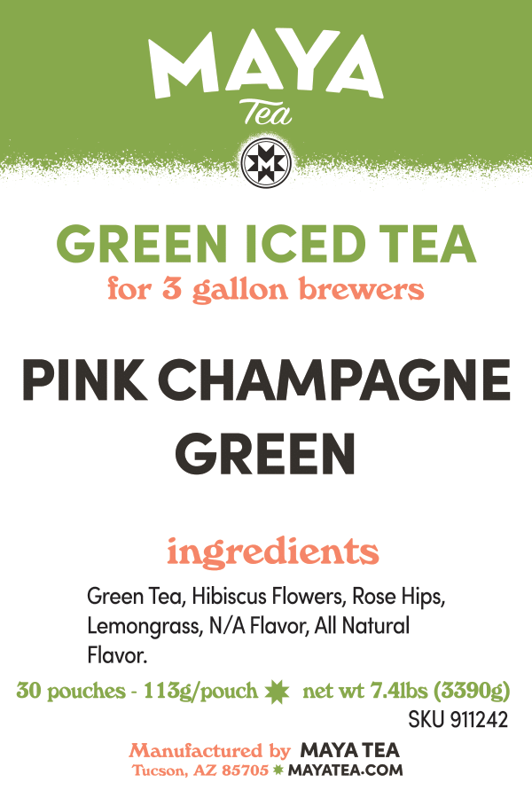 Pink Champagne Green - 30 Count Iced Tea Case