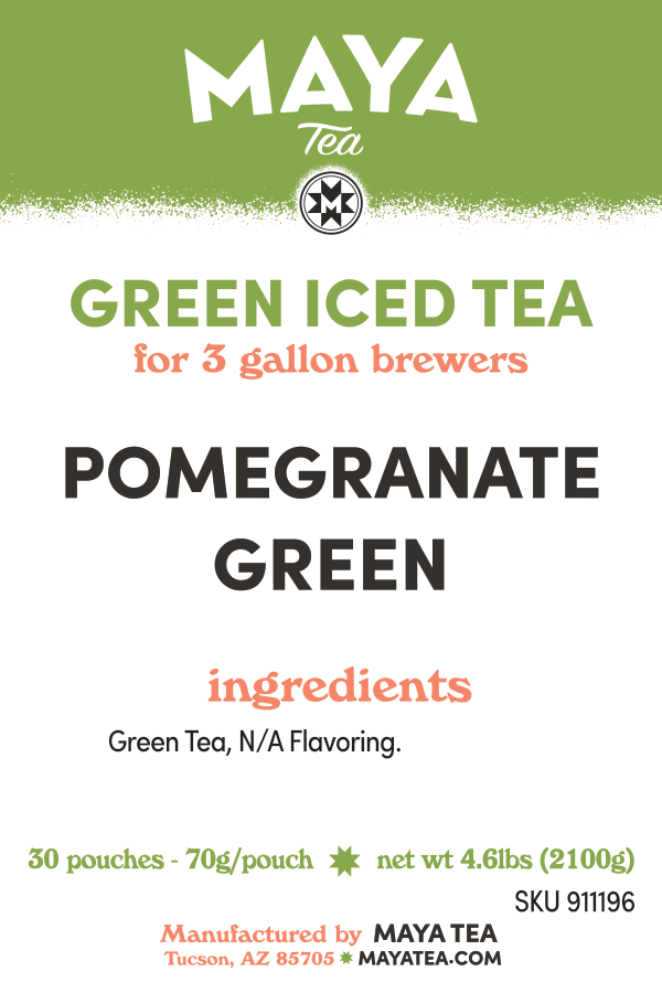 Pomegranate Green - 30 Count Iced Tea Case