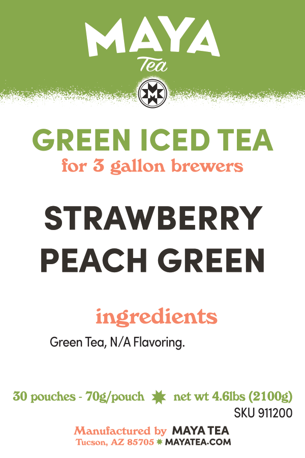 Strawberry Peach Green - 30 Count Iced Tea Case