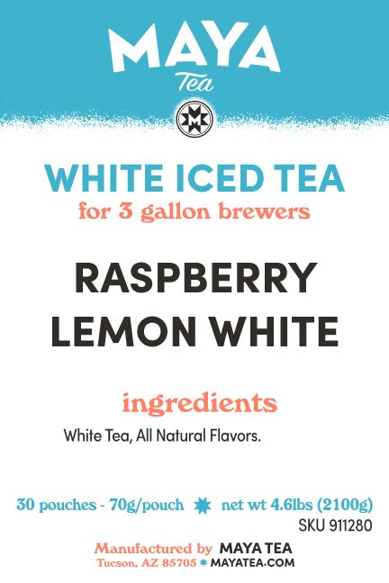 Raspberry Lemon White - 30 Count Iced Tea Case